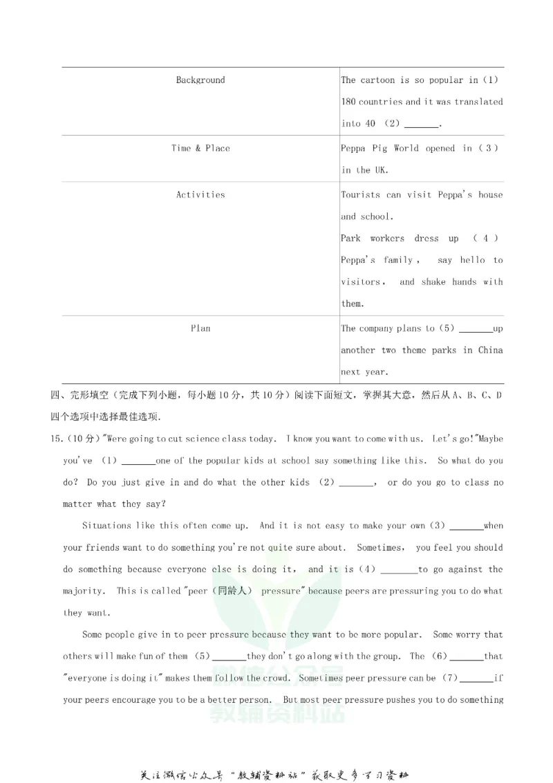 《2020内蒙古通辽市中考英语真题及答案_初高中资料库_初中资料库（转存避免链接过期失效）_初中英语》第4页预览