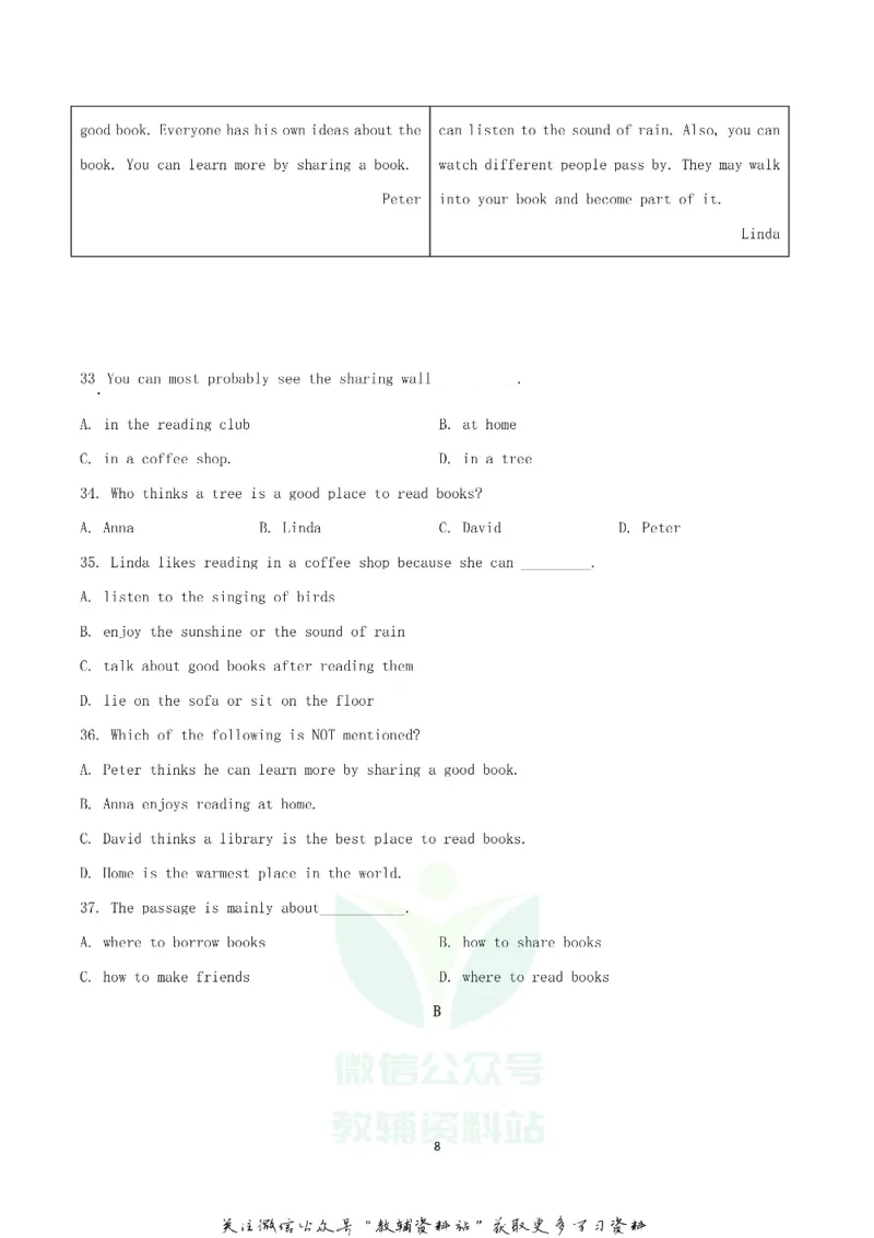 《2020四川省凉山州中考英语真题及答案_初高中资料库_初中资料库（转存避免链接过期失效）_初中英语》第8页预览