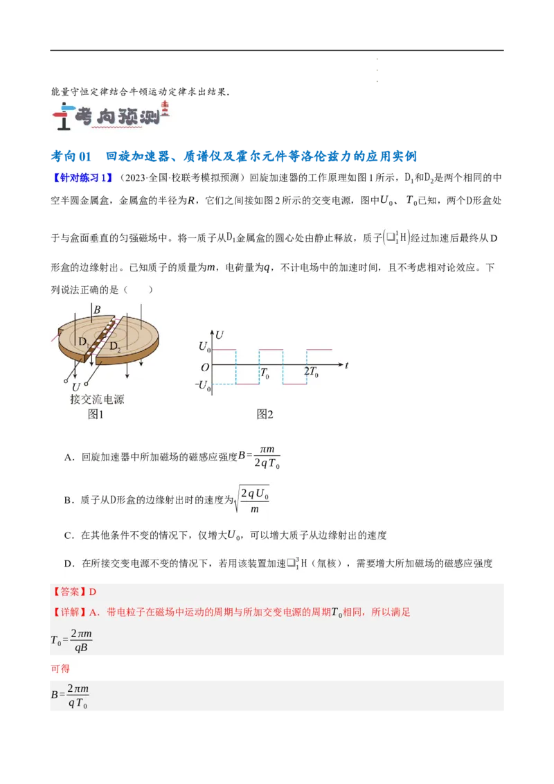 《专题09带电粒子在电磁场中的运动（讲义）（解析版）(1)_2026版高中《二三轮复习+冲刺复习》》第8页预览