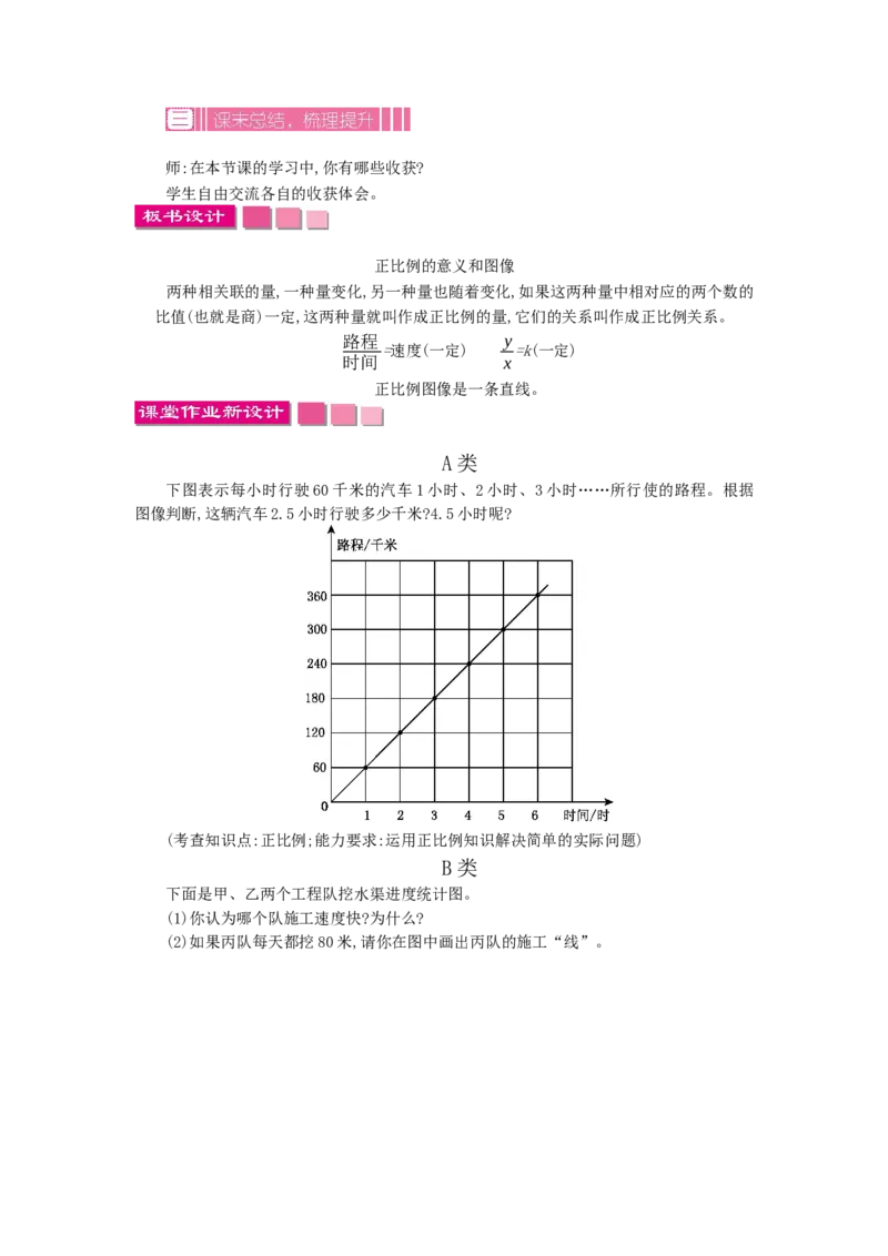 《6.1正比例的意义和图像_26春小学语数英道科各版本《课件+教案》_26春各版本数学《课件+教案》1-6年级下册_26春苏教版数学1-6年级下册教案课件PPT_苏教版数学六年级下册教案课件（26春）》第3页预览