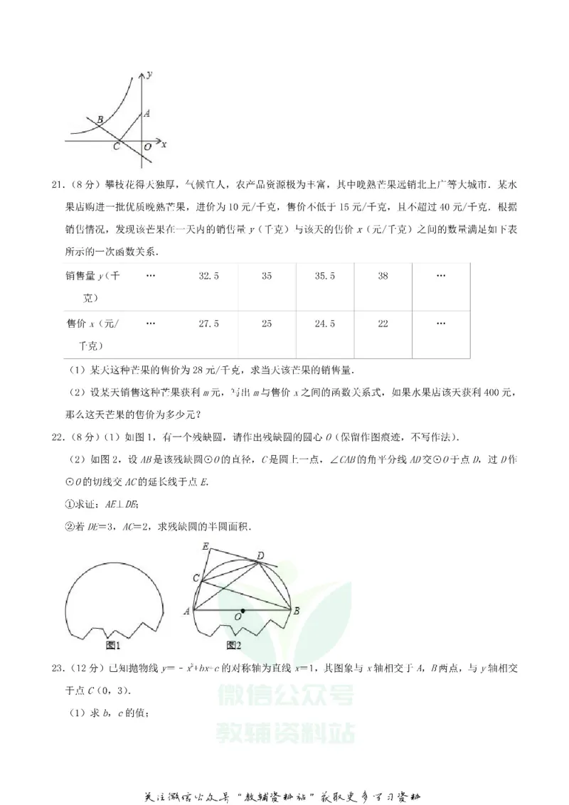 《2019四川省攀枝花市中考数学真题及答案_初高中资料库_初中资料库（转存避免链接过期失效）_初中数学》第5页预览