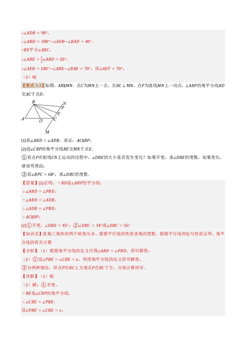 《专题0313.3三角形的内角与外角（题型专练）（解析版）_2026秋初中教辅合集_2027学科网&_2026秋《同步备课系列》8上数学_第十三章三角形_专项训练》第10页预览