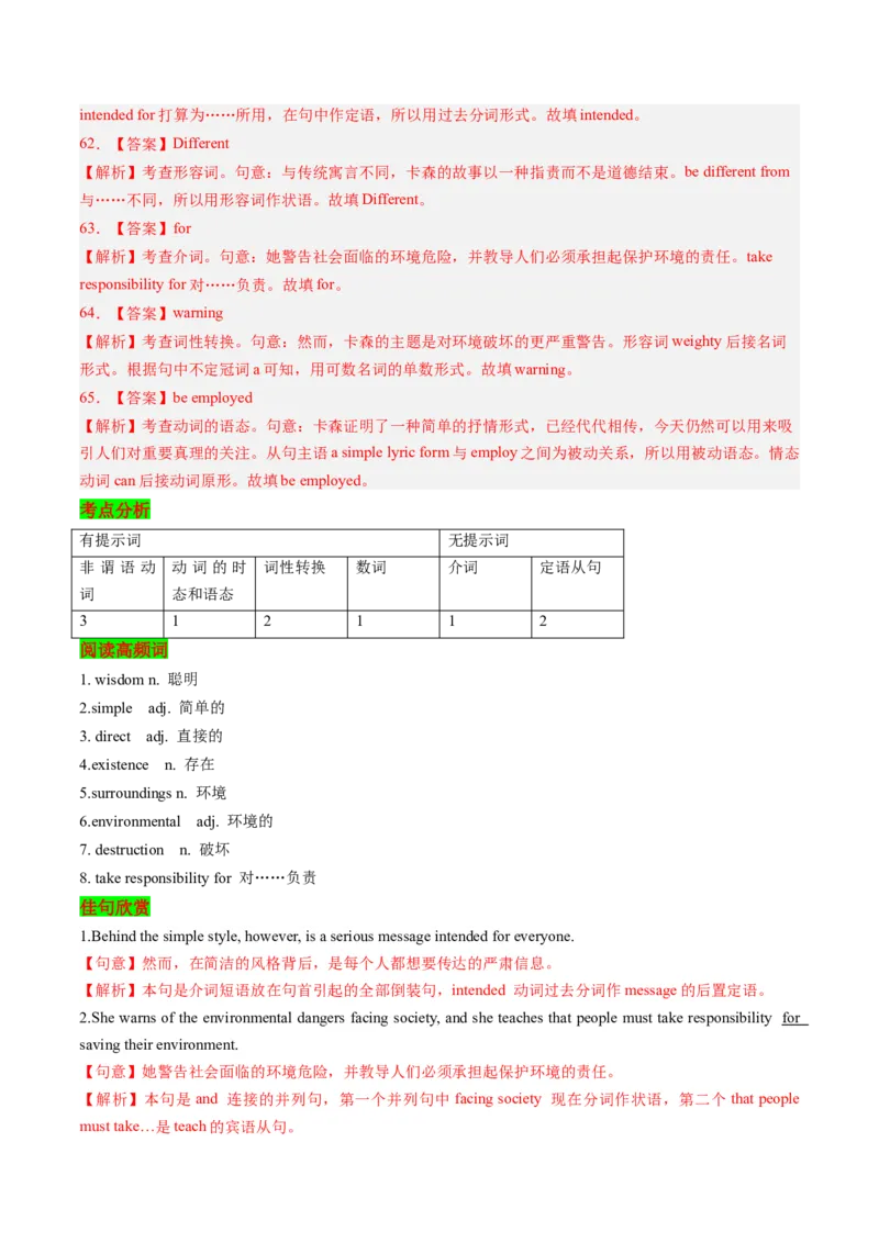 《2023年全国甲卷语法填空（真题透析+变式训练）_英语(2)_专项复习_2024年_2024高考，“跨词破句”之英语阅读理解轻松突破（含2023高考真题评析+变式训练）_资料》第5页预览