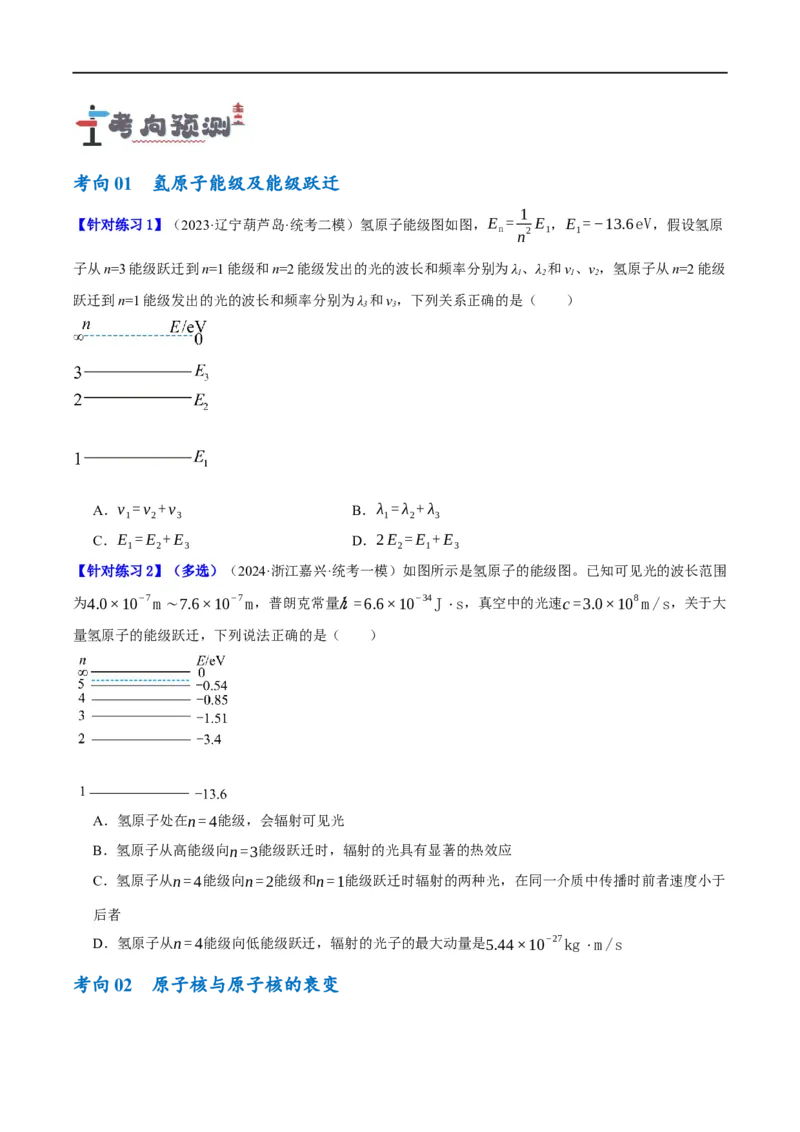《专题13光电效应及原子结构模型（讲义）（原卷版）(1)_2026版高中《二三轮复习+冲刺复习》》第6页预览