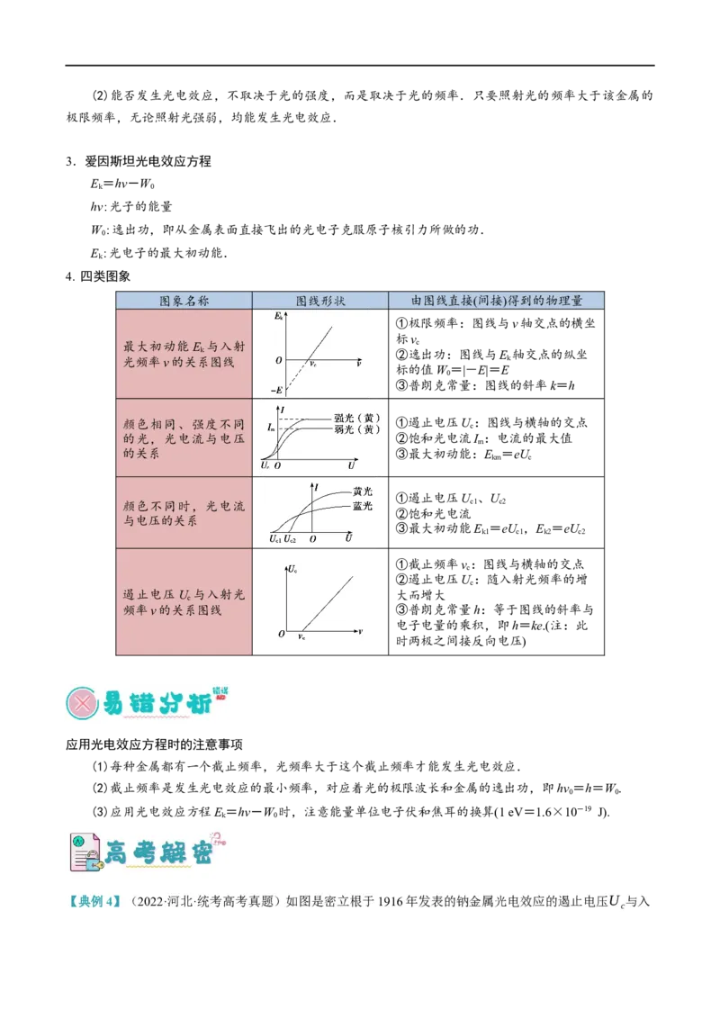《专题13光电效应及原子结构模型（讲义）（原卷版）(1)_2026版高中《二三轮复习+冲刺复习》》第9页预览