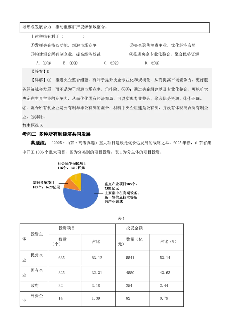 《第一课我国的生产资料所有制学案（教师版）_zheng治_2026年_4夯实基础备战2026年高考政治一轮复习全考点示范课件＋学案》第5页预览