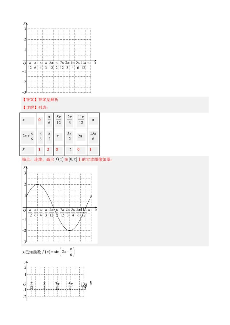 《5.10y=Asin(ωx+φ)的图像（解析）(1)_2026版高中《二三轮复习+冲刺复习》_三角函数矢量版PDF_单独的原卷版+解析版》第5页预览