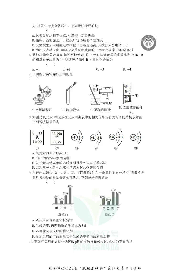 《2019山东省滨州市中考化学真题及答案_初高中资料库_初中资料库（转存避免链接过期失效）_初中化学》第2页预览