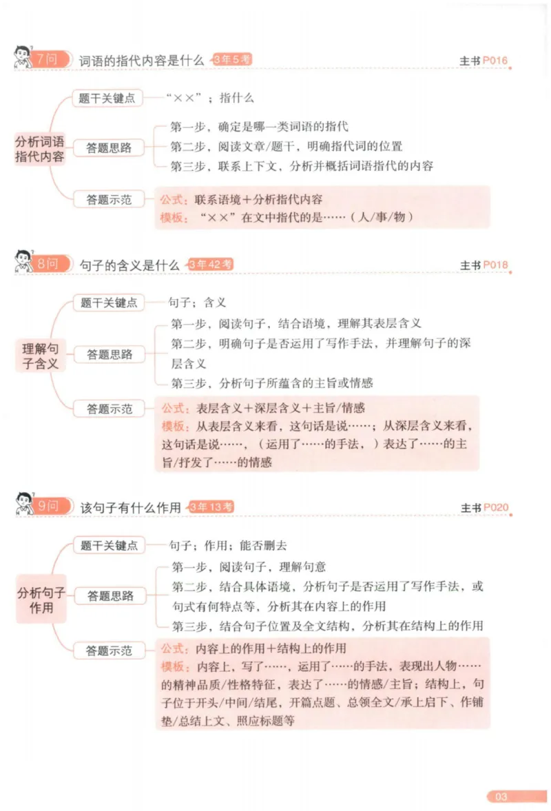 《一百个方法导图_2026秋初中教辅合集_2027一本系列_2027《一本•初中语文阅读答题方法100问》7-9年级（语文）》第4页预览
