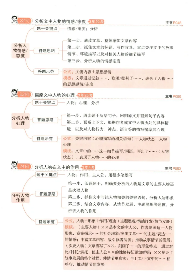 《一百个方法导图_2026秋初中教辅合集_2027一本系列_2027《一本•初中语文阅读答题方法100问》7-9年级（语文）》第9页预览