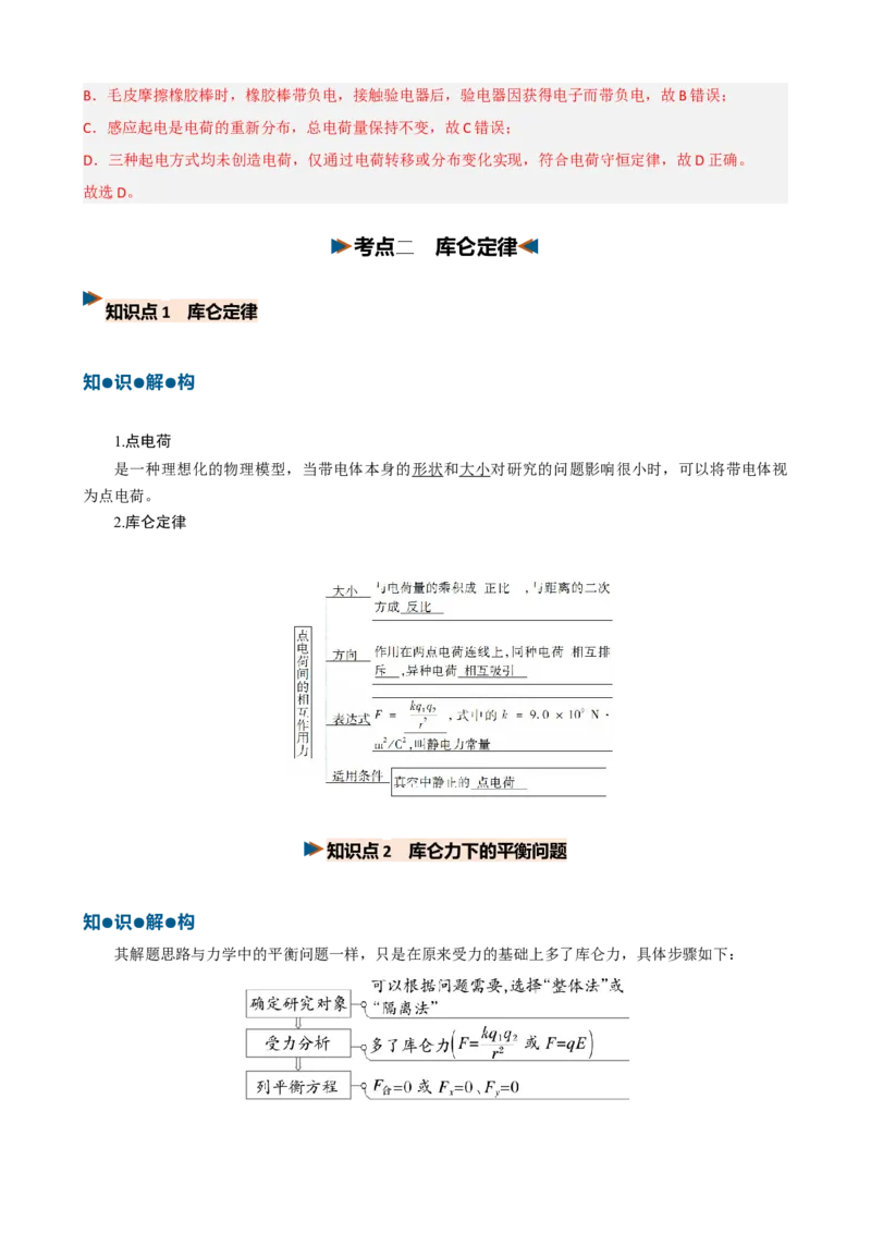 《第19讲电场力的性质（复习讲义）（黑吉辽蒙专用）（教师版）_地理_2027年高考地理一轮_2027年高考物理一轮课件+讲义+练习（黑吉辽蒙专用）-G330_2027版》第7页预览