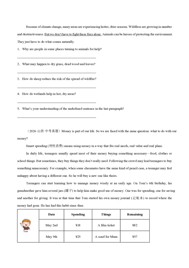 《专题10任务型阅读（1年汇编）（全国通用01期）（原卷版）_2026秋初中教辅合集_2027学科网&_2027好题汇编2026年中考英语真题分类汇编（全国通用）》第5页预览