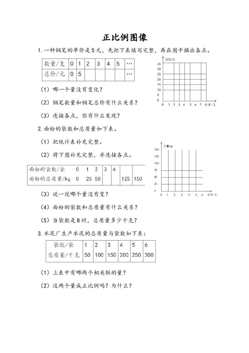 《6.2正比例图像_26春小学语数英道科各版本《课件+教案》_26春各版本数学《课件+教案》1-6年级下册_26春苏教版数学1-6年级下册教案课件PPT_苏教版数学六年级下册教案课件（26春）_课时练》第1页预览