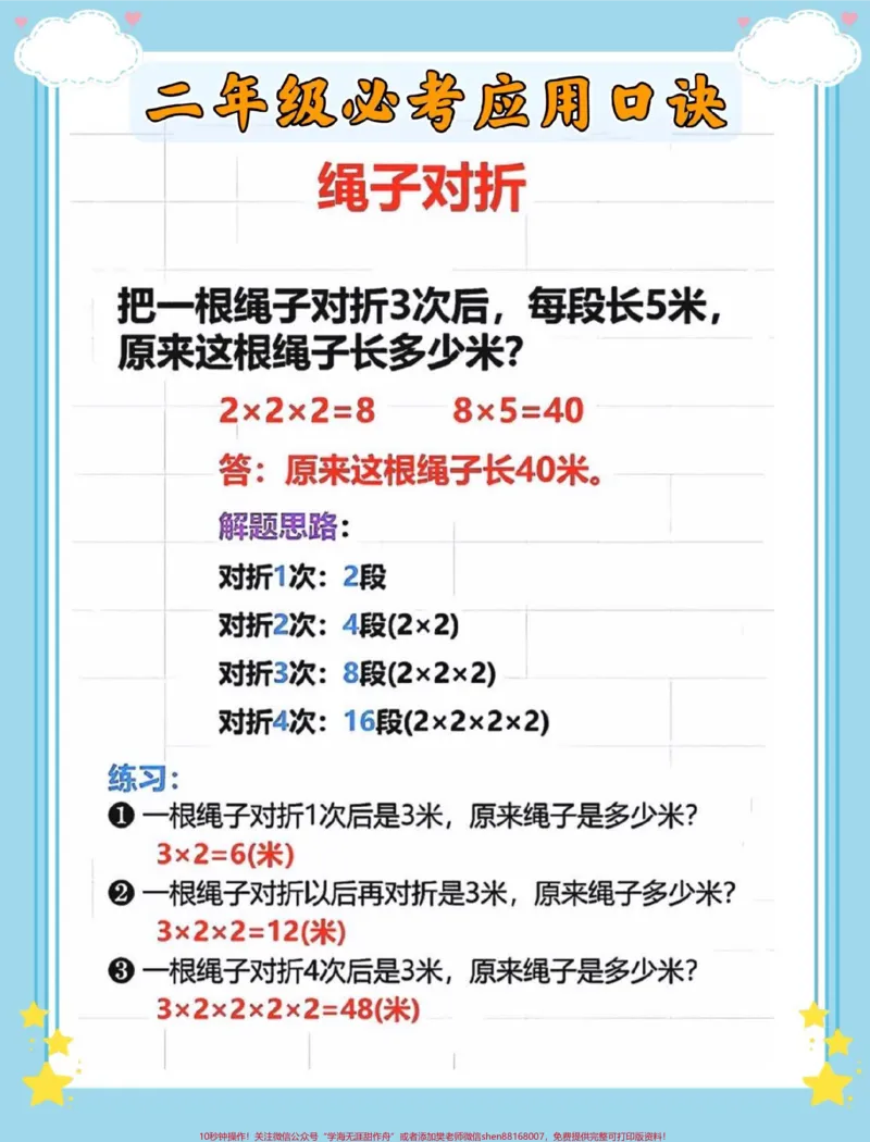 《一升二必考应用口诀。#数学#数学思维#知识点总结#学霸秘籍#学习方法》第3页预览
