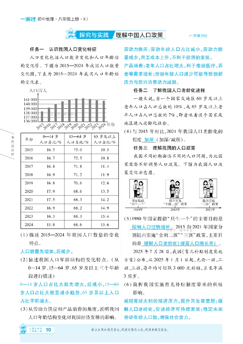 《26秋一遍过八上地理湘教主书教用_扫描版_2026秋初中教辅合集_2027一遍过_2026《一遍过》8上_2027《天星教育•一遍过》8上地理（湘教版）》第10页预览