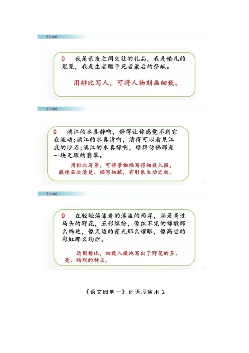 《六（上）语文课本全册的课后题参考答案_6年级上册同步教辅_6上语文_六上语文专项练习》第8页预览