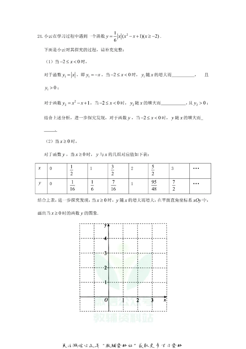 《2020北京市中考数学真题及答案_初高中资料库_初中资料库（转存避免链接过期失效）_初中数学》第6页预览