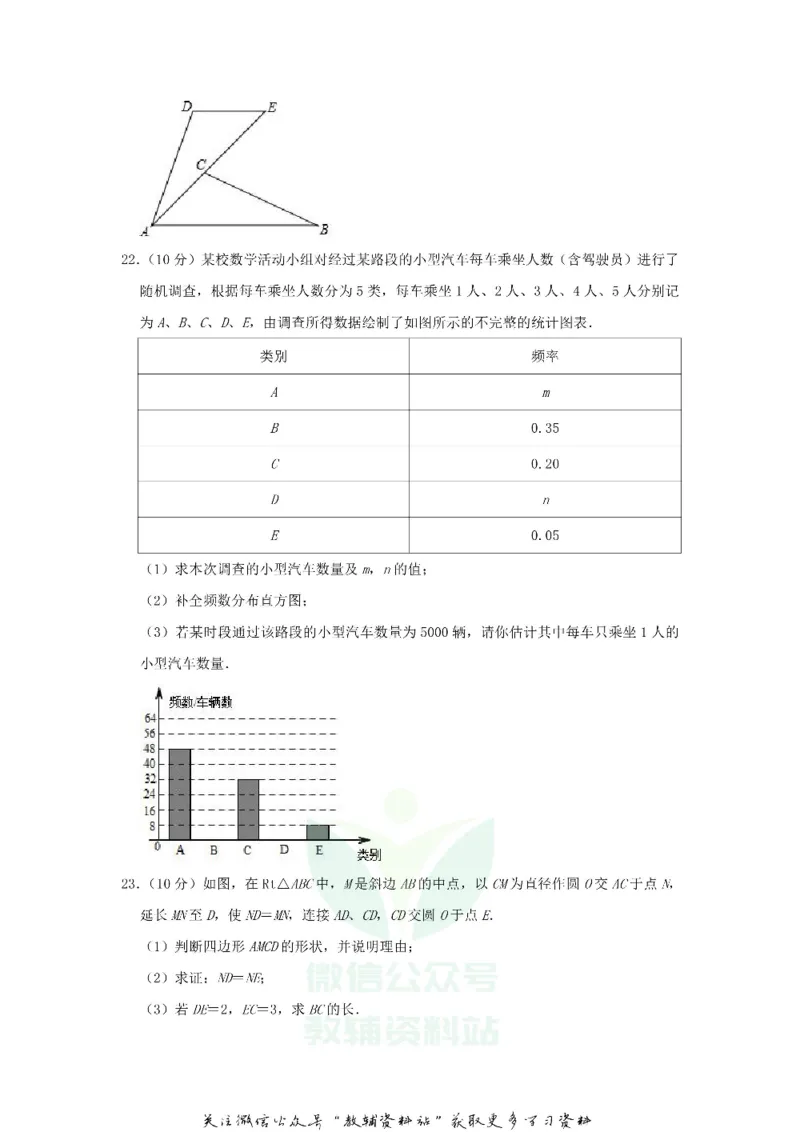 《2019湖南省益阳市中考数学真题及答案_初高中资料库_初中资料库（转存避免链接过期失效）_初中数学》第4页预览