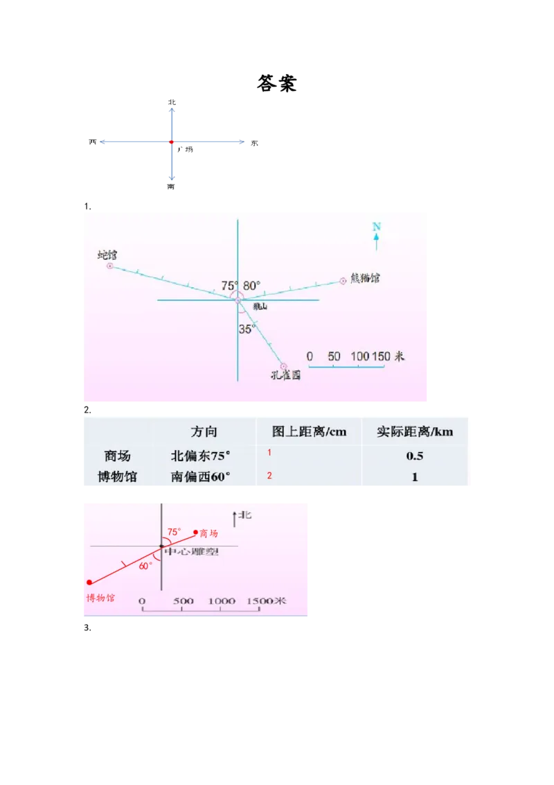 《5.2根据方向和距离在平面图上表示物体的位置_26春小学语数英道科各版本《课件+教案》_26春各版本数学《课件+教案》1-6年级下册_26春苏教版数学1-6年级下册教案课件PPT_课时练》第2页预览