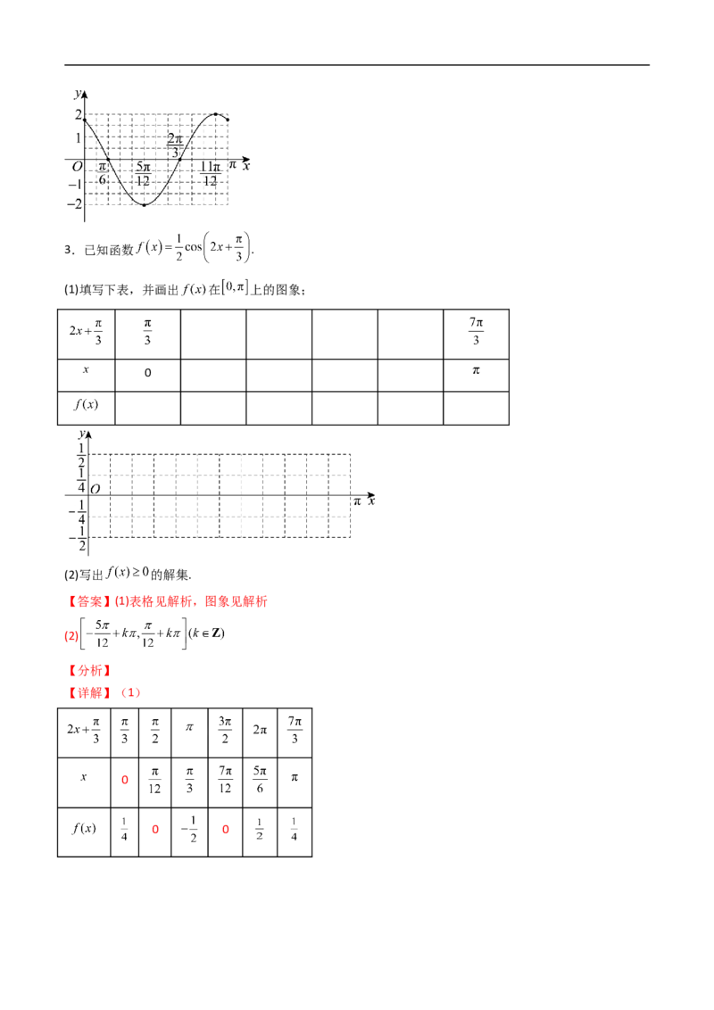 《专题04余弦、正切（型）函数的性质与图像十二大题型（高效培优专项训练）（解析版）_2027高中必刷题_必刷题2027_2027高一高二必刷题_数学_3.人教B版高中数学讲义必修三_第七章三角函数》第3页预览
