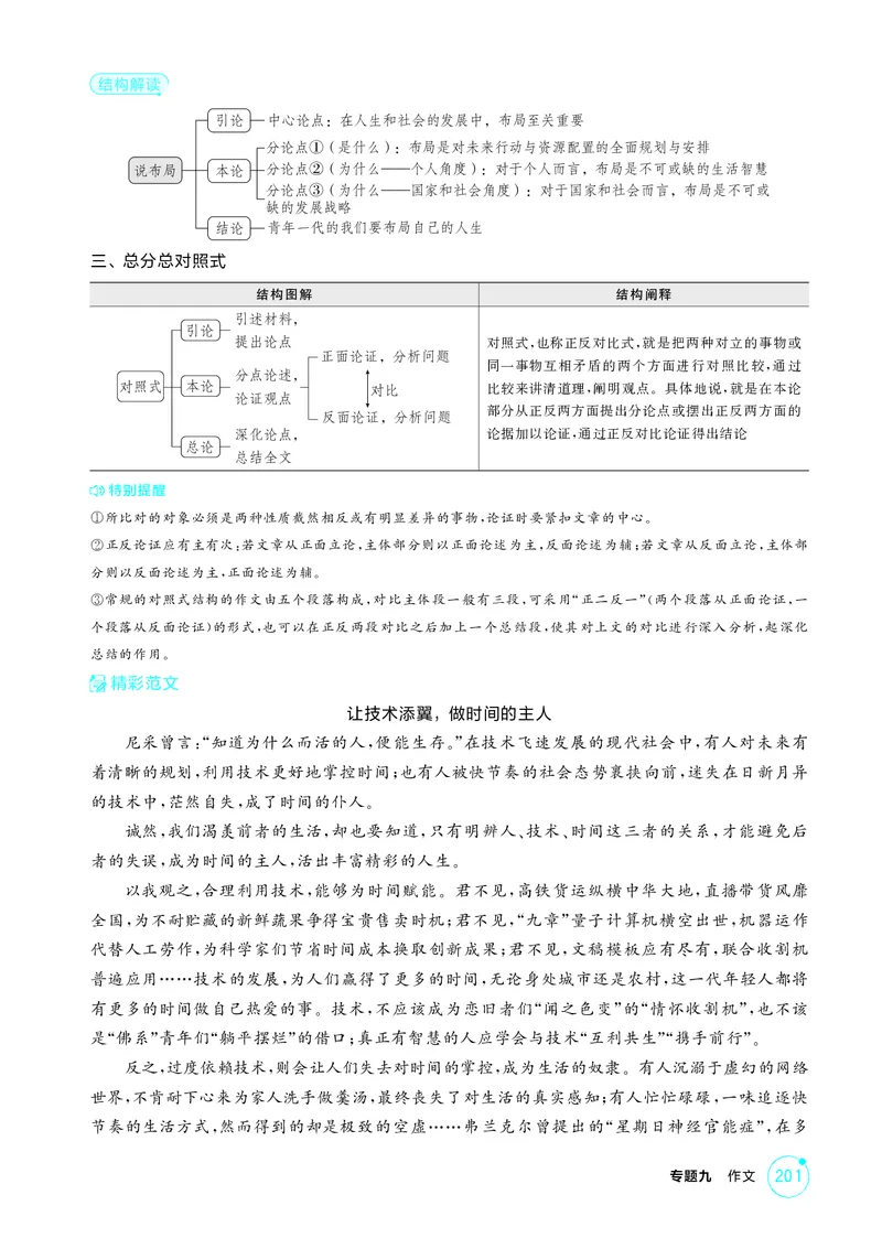 《1_专题九　作文_2026版教学资源包_202653高考总复习A版_北京版_2026版.北京版.高考总复习.语文.5·3A版_专题九作文_2_精讲册PDF》第8页预览