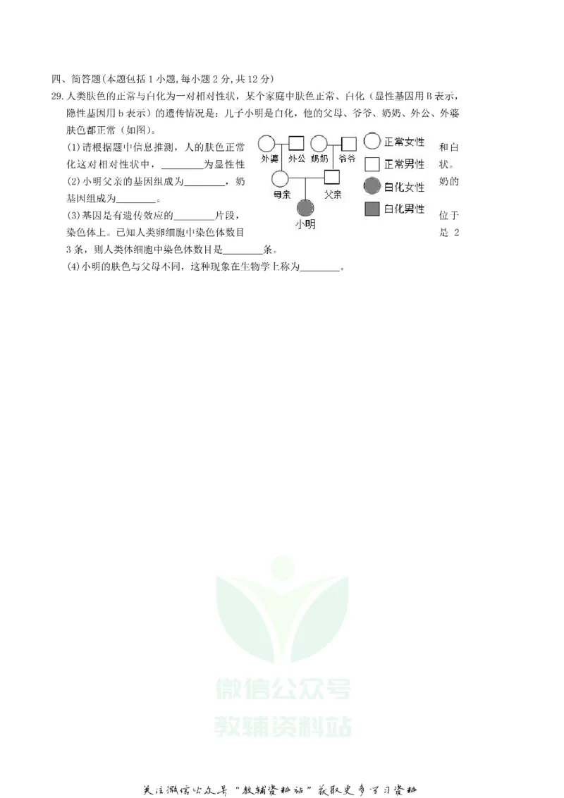 《2019四川省广元市中考生物真题及答案_初高中资料库_初中资料库（转存避免链接过期失效）_初中生物》第4页预览