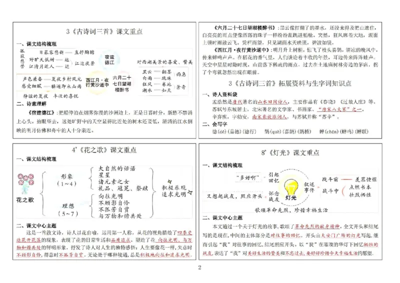 《六（上）语文新版课课贴2024秋(1)_6年级上册同步教辅_6上语文_六上语文课课练》第2页预览