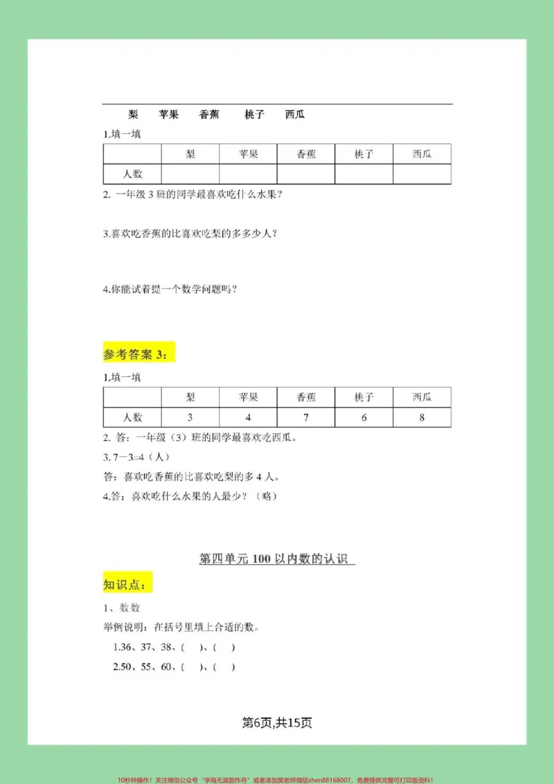 《#一年级#必考考点#好好学习#一年级数学#学霸笔记家长为孩子保存学习》第7页预览