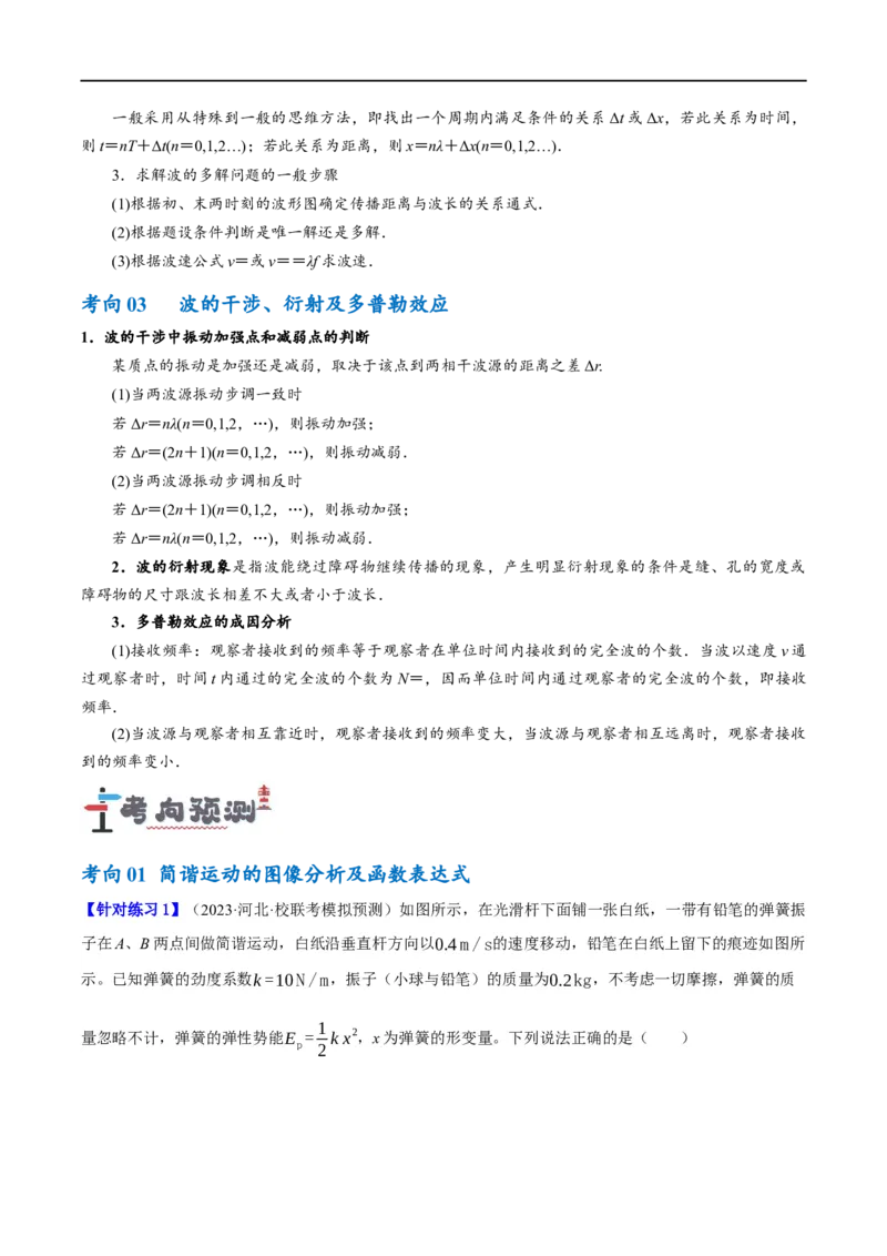 《专题11机械波及光的运用（讲义）（原卷版）(1)_2026版高中《二三轮复习+冲刺复习》》第6页预览