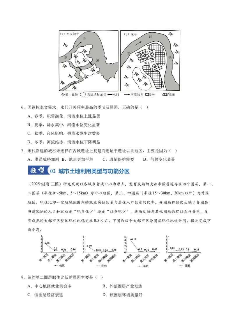 《第20讲城乡空间结构与地域文化（城乡景观）（专项训练）（湖南专用）（学生版）_地理_2026年_2026年高考地理一轮课件+讲义+练习（湖南专用）-G331》第3页预览