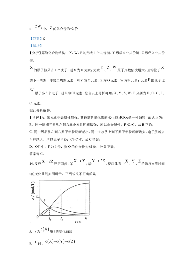 《2021年高考真题——化学（广东卷）(解析版）(1)_高考一二三轮复习_化学_2027年高考化学专项复习_2008年-2026年化学高考真题-G427_2021年高考_2021新高考广东化学卷》第10页预览