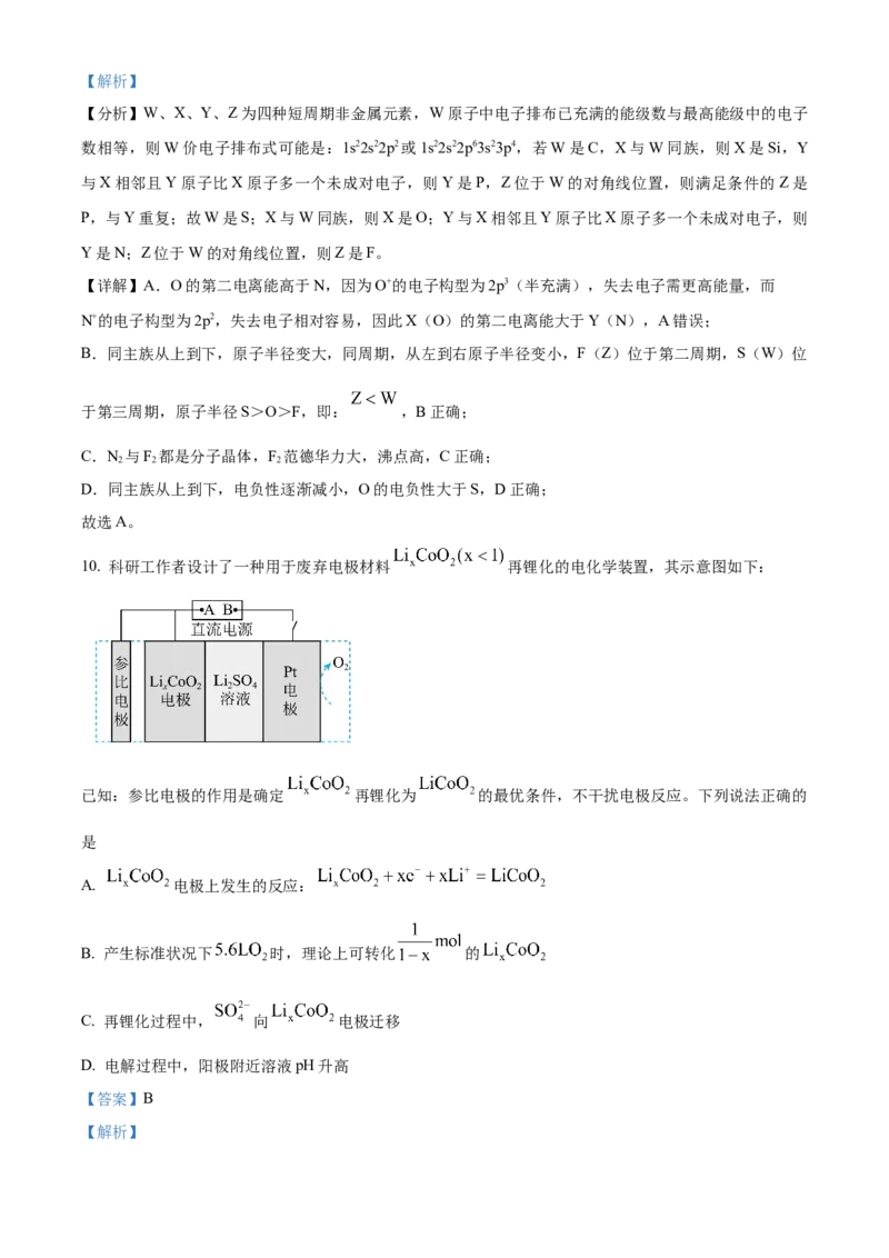 《2025年河北高考真题化学试题（解析版）(1)_高考一二三轮复习_化学_2027年高考化学专项复习_2008年-2026年化学高考真题-G427_2025年高考_2025年高考河北卷化学高考真题解析（参考版）》第6页预览