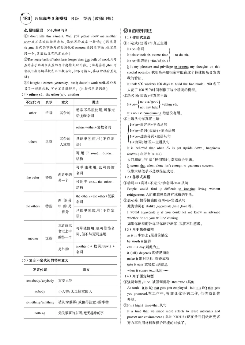 《1_专题五　代词_2025版教学资源包_（总复习系列）2025版《5年高考3年模拟》新高考版B版（⭐全科）_2025版.新高考新教材版.高考总复习.英语.5·3B版_语法册（含语法填空）_05专题五_代词》第3页预览