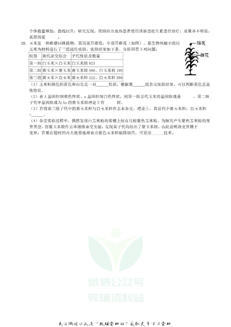 《2019四川省内江市中考生物真题及答案_初高中资料库_初中资料库（转存避免链接过期失效）_初中生物》第6页预览