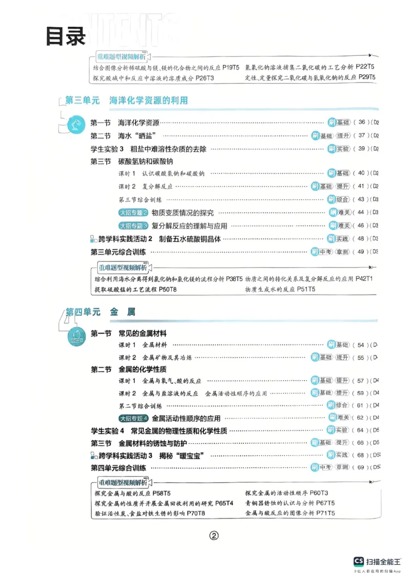 《26秋鲁教版九年级化学必刷题全一册(1)_2026秋初中教辅合集_2026秋必刷题_2026秋《初中必刷题》9上_2027《初中必刷题》9全化学（鲁教）》第3页预览