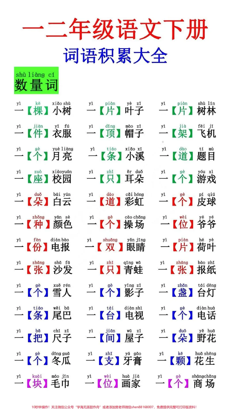 《#一年级#小学语文#涨知识#一起学习一起进步#安踏元宇宙零号玩家#家庭教育#领克心动潮货节#育儿》第1页预览