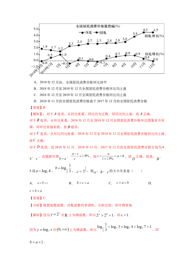 《2023年全国押题预测卷02全国甲卷文科（全解全析）A4_数学_专项复习_2024年_2023年高考押题预测卷01数学》第3页预览