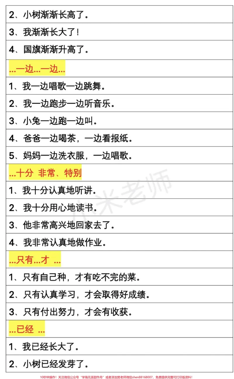 《#qunju888.com小助手#一年级语文#必考仿写句子》第2页预览