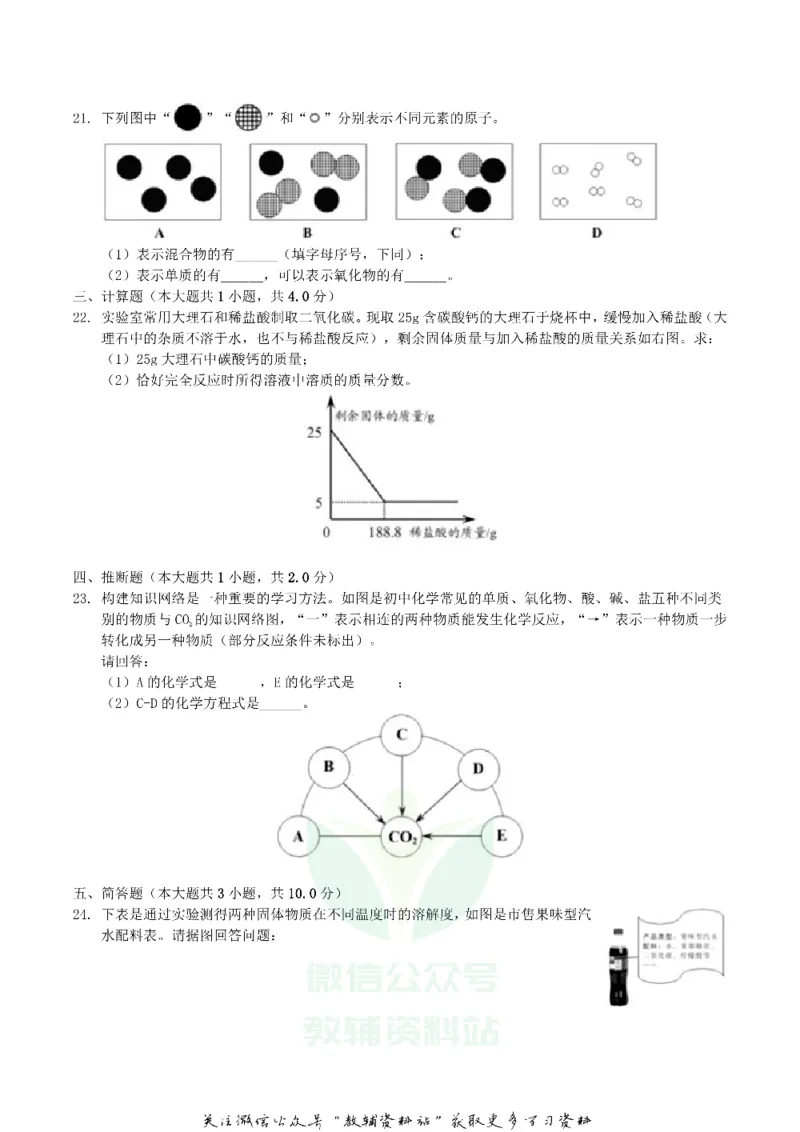 《2019湖北省宜昌市中考化学真题及答案_初高中资料库_初中资料库（转存避免链接过期失效）_初中化学》第4页预览