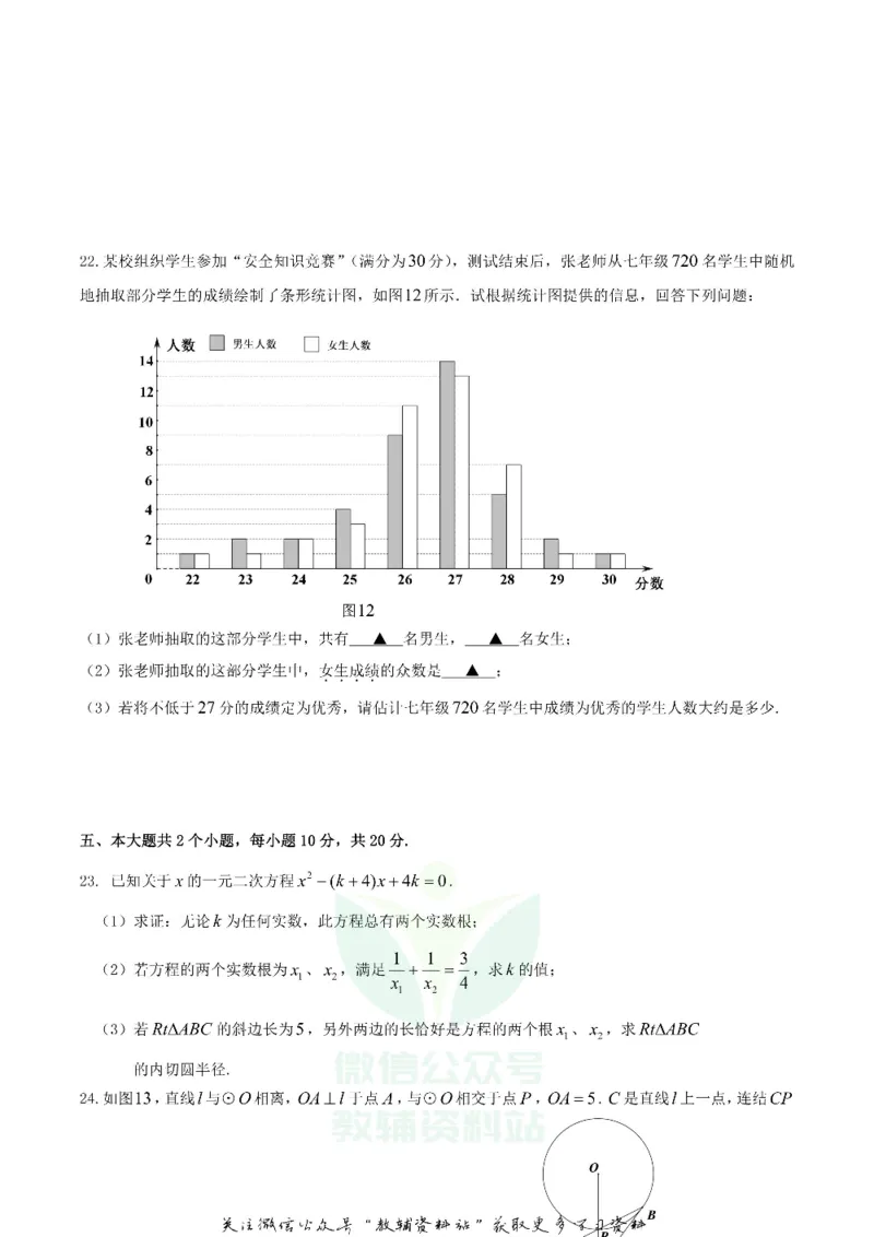 《2019四川省乐山市中考数学真题及答案_初高中资料库_初中资料库（转存避免链接过期失效）_初中数学》第5页预览