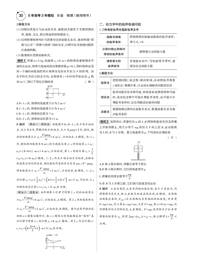 《1_专题三--PDF教参电子书_2025版教学资源包_（总复习系列）2025版《5年高考3年模拟》新高考版B版（⭐全科）_2025版.新高考新教材版.选考总复习.物理.5·3B版_第一部分图书电子教参》第3页预览