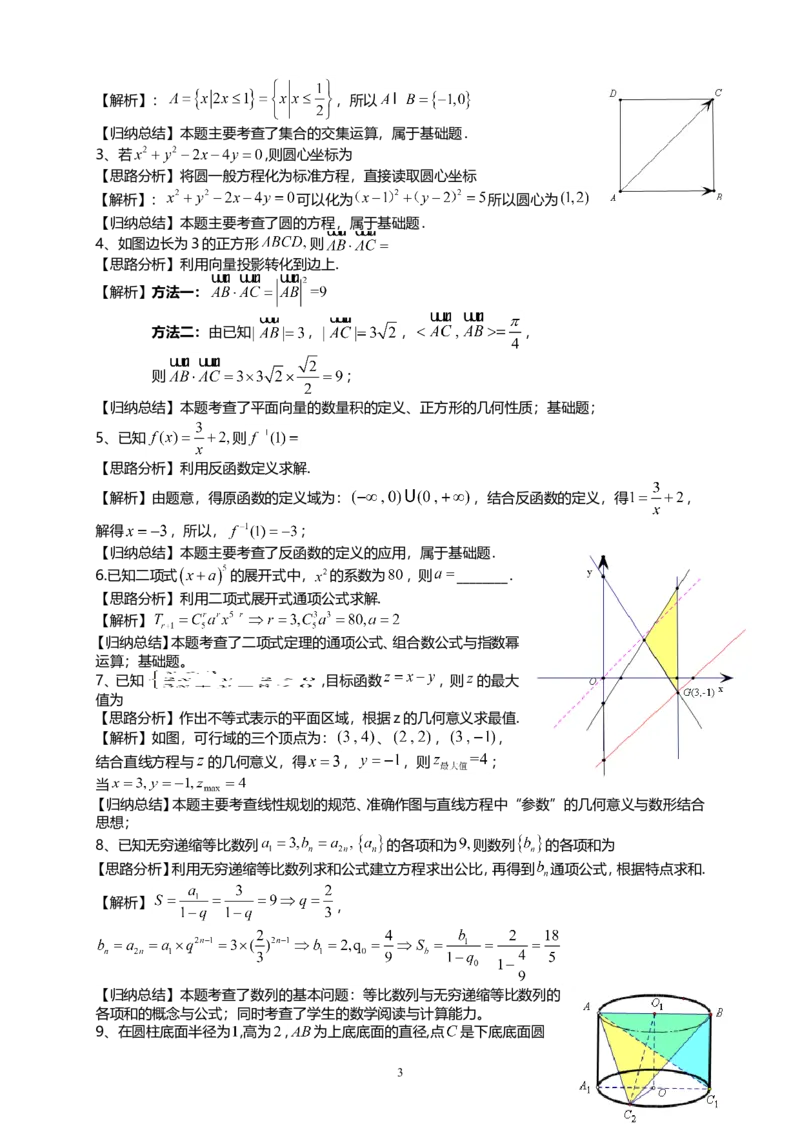 《2021年上海市夏季高考数学试卷_高考一二三轮复习_数学_2027年高考数学专项复习更新中_2008年-2026年数学高考真题-G427_2021年高考_2021上海高考数学》第3页预览