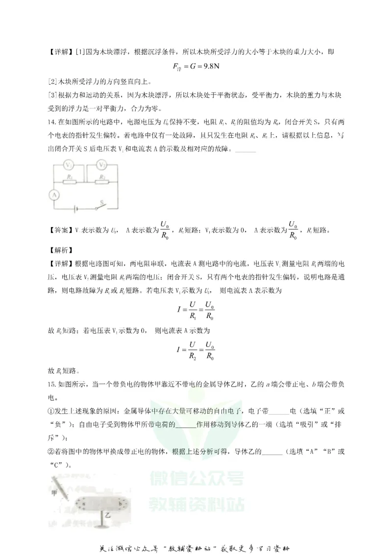 《2020上海浦东中考物理试题及答案_初高中资料库_初中资料库（转存避免链接过期失效）_初中物理》第6页预览