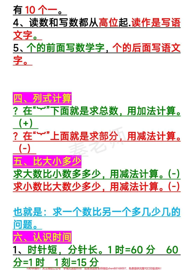 《一年级上册数学公式。#一年级上册数学#必考考点#公式#知识推荐官#期中期末必考题易错题@qunju888.com小助手@qunju888.com热点宝@qunju888.com创作者中心》第2页预览