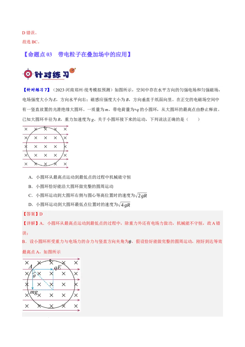 《专题09带电粒子在电磁场中的运动（分层练）（解析版）(1)_2026版高中《二三轮复习+冲刺复习》》第9页预览