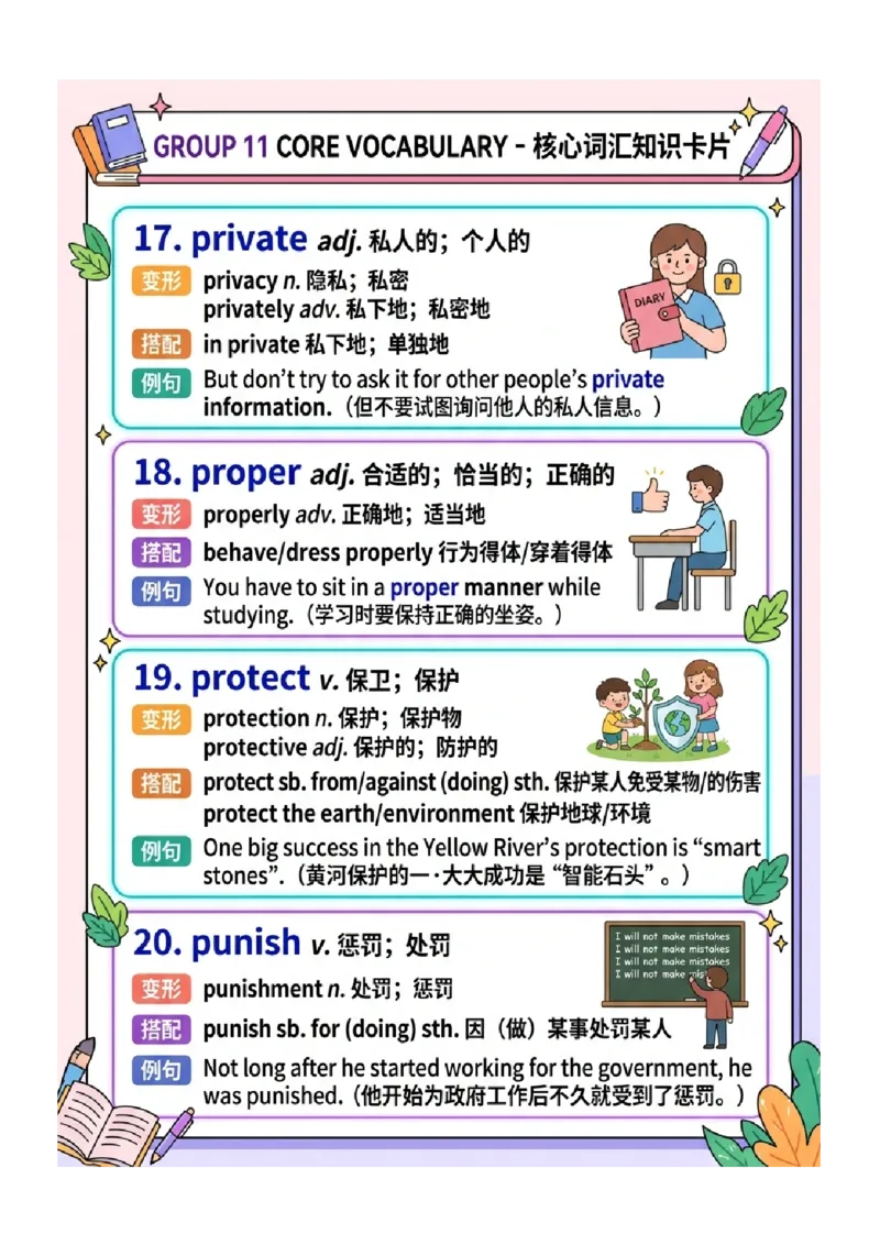 《专题02中考高频词汇变形归纳（图文版知识清单）_2026秋初中教辅合集_2027学科网&_2027《中考英语•高频易错知识清单》图文版》第9页预览