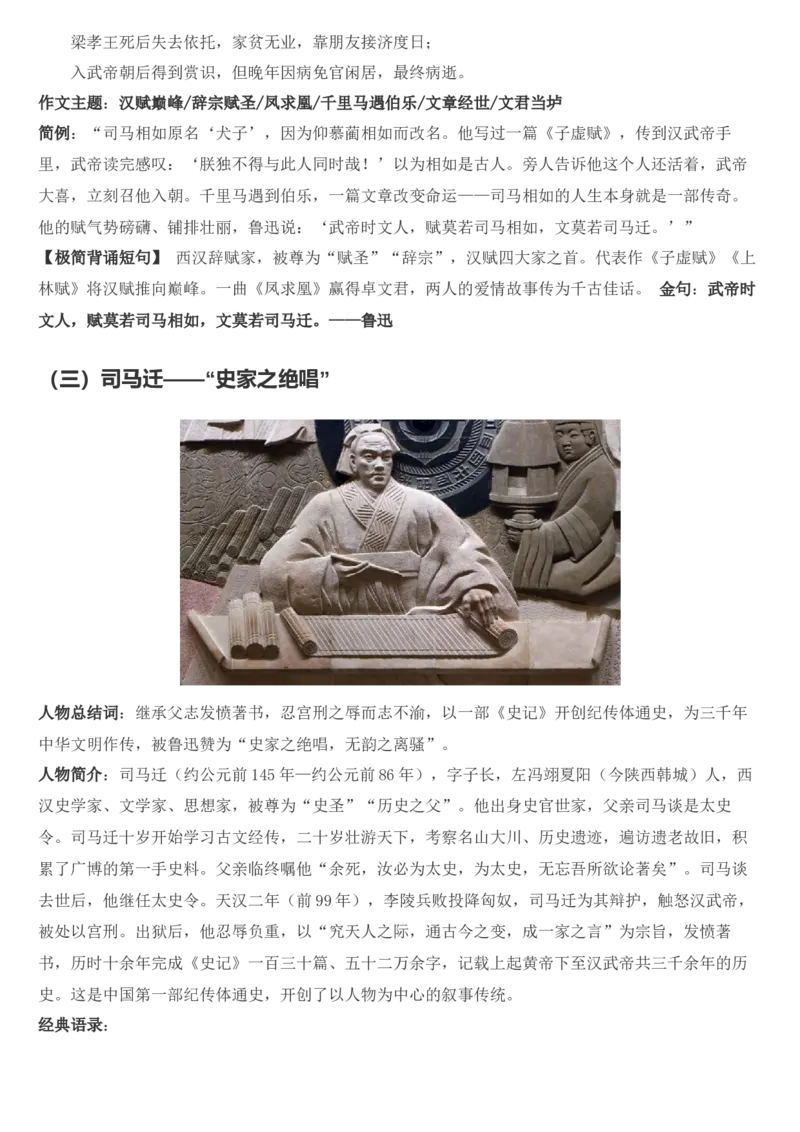 《2026届高考最新作文素材：中国古代历史人物—文学家_高考一二三轮复习_语文_2027年高考语文专项复习_102027届高考最新作文素材分析记背》第4页预览