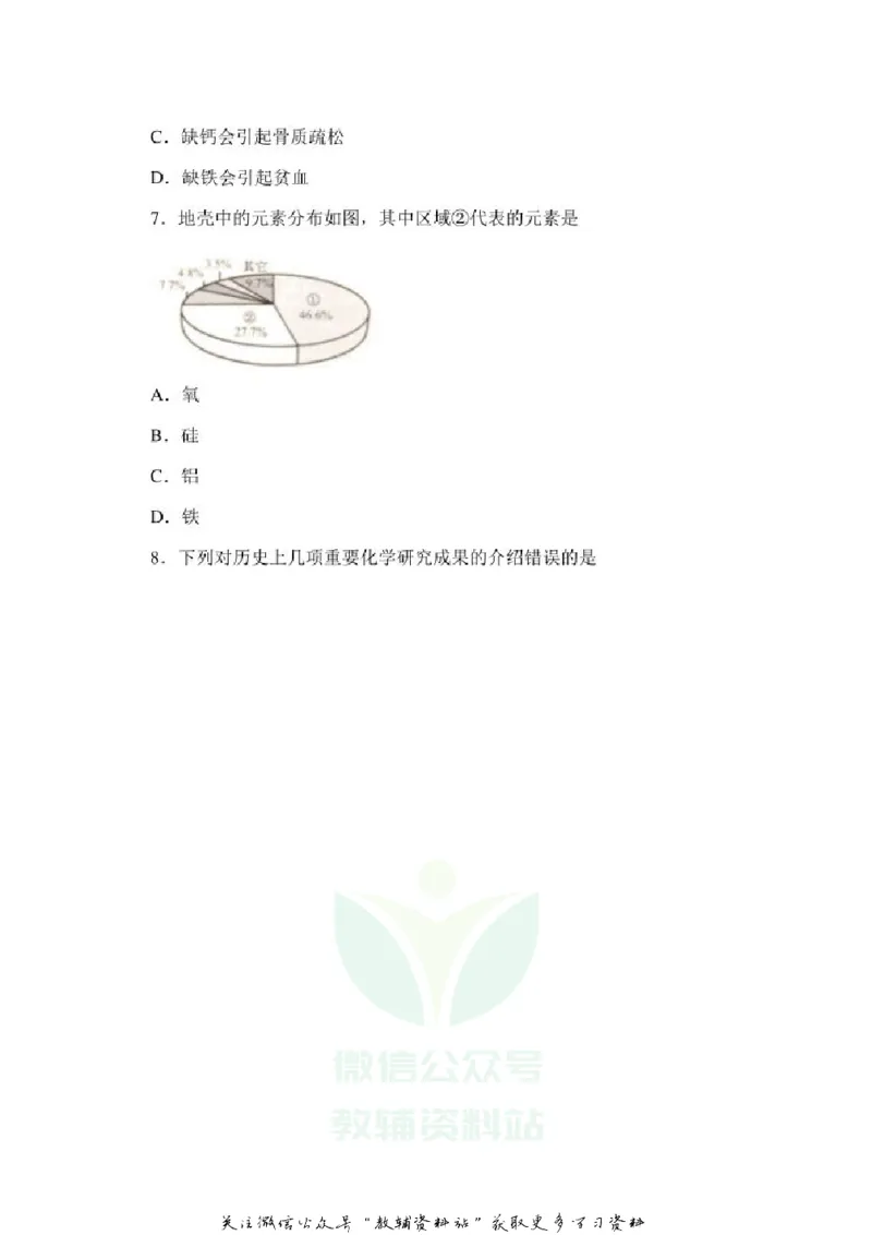 《2020江苏常州中考化学真题及答案_初高中资料库_初中资料库（转存避免链接过期失效）_初中化学》第3页预览