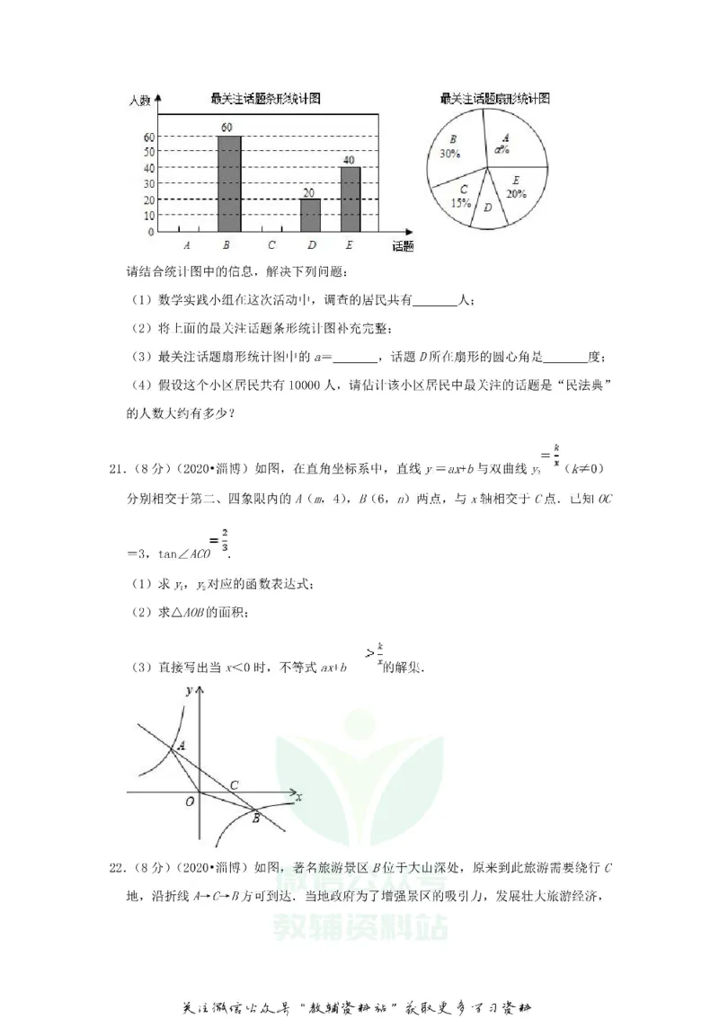 《2020山东省淄博市中考数学真题及答案_初高中资料库_初中资料库（转存避免链接过期失效）_初中数学》第5页预览