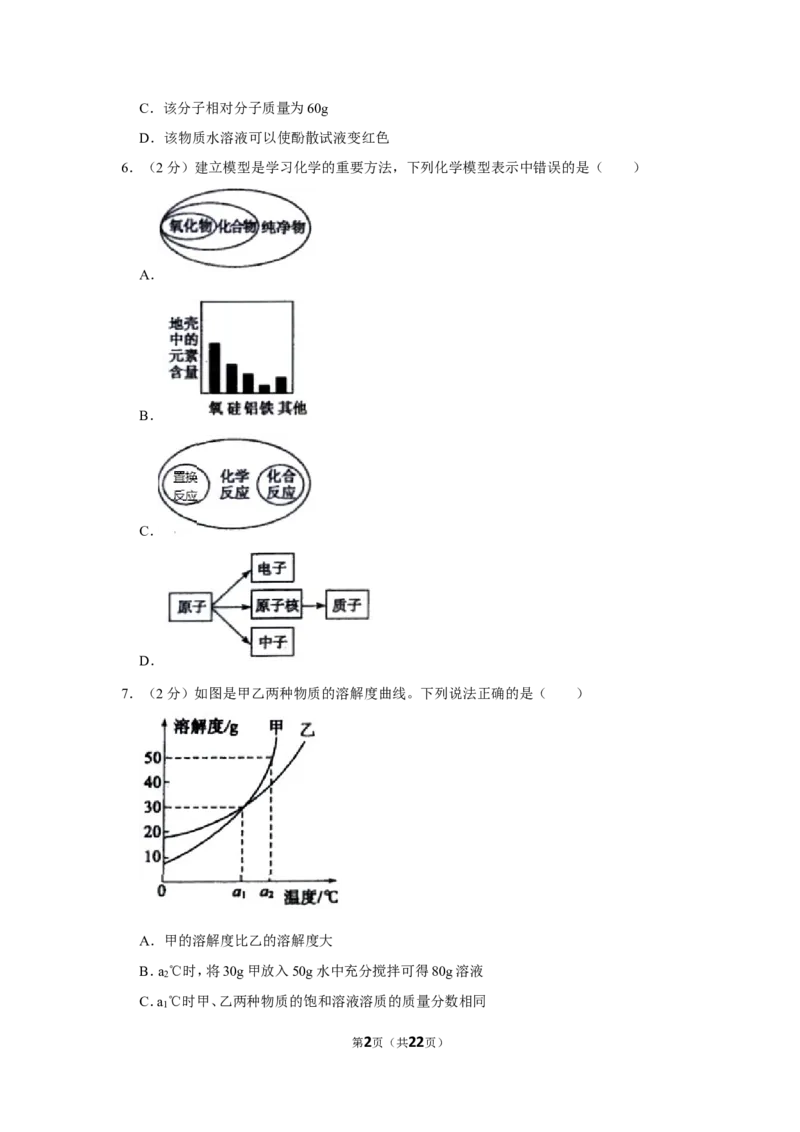 《2020年山东省菏泽市中考化学试卷_初中全科知识点总结和试卷_赠送习题试卷_初中3年学习辅助资料_1、初中学习资料_2024秋改版_九上化学课件最新版_化学中考真题卷（2019-2023）_2020中考化学》第2页预览